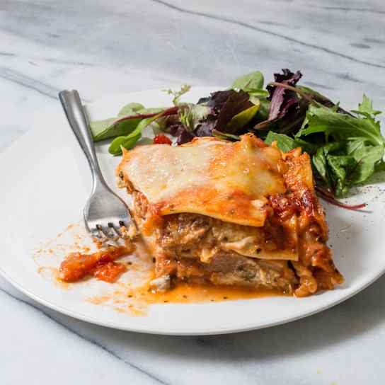 Slow-Cooker Sausage Lasagna