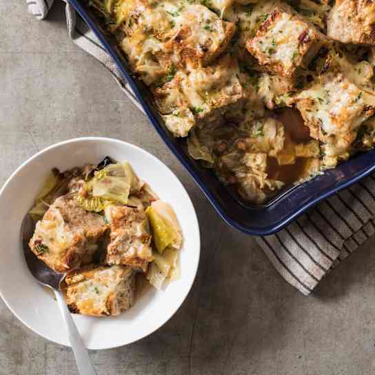 Soueupa alla valpellinentze (Savoy Cabbage Soup)