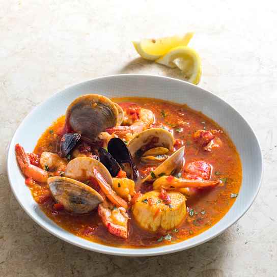 One-Hour Spanish Shellfish Stew