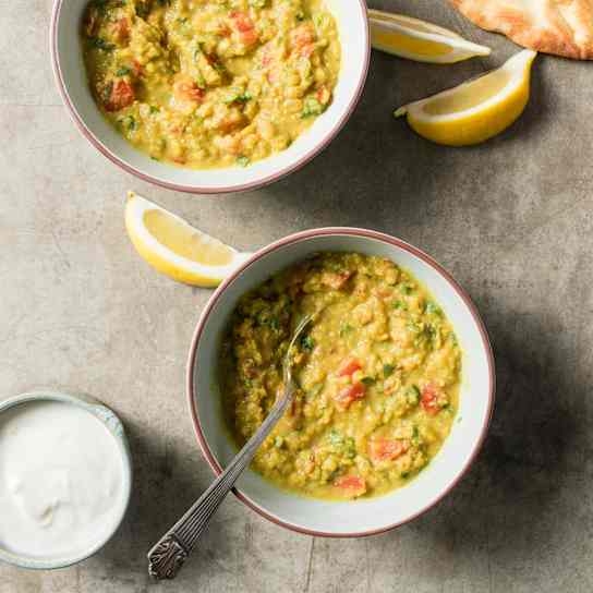 Sous Vide Red Lentil Dal