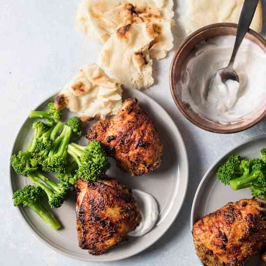 Air-Fryer Tandoori Chicken Thighs