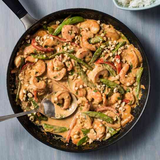 Panang Curry with Shrimp