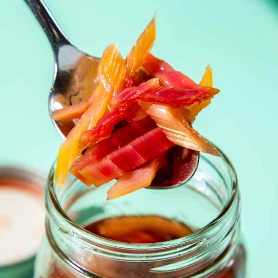 Quick Pickled Chard Stems