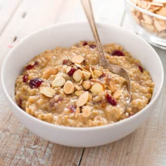 Cranberry-Orange Steel-Cut Oatmeal