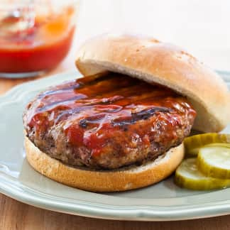 Grilled Meatloaf Burgers