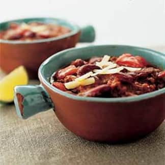 Simple Turkey Chili with Kidney Beans