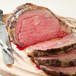 Prime Rib Roast Beef with Jus