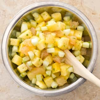 Pineapple, Grapefruit, and Cucumber Salad