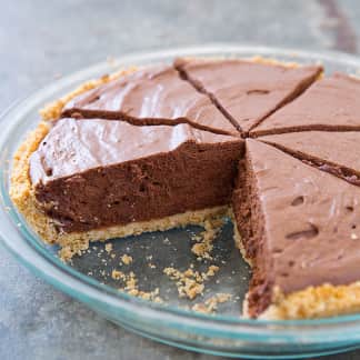 Reduced-Fat French Silk Pie