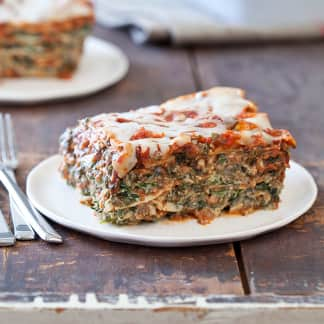 Spinach and Tomato Lasagna