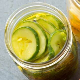 Quick Homemade Bread and Butter Pickles