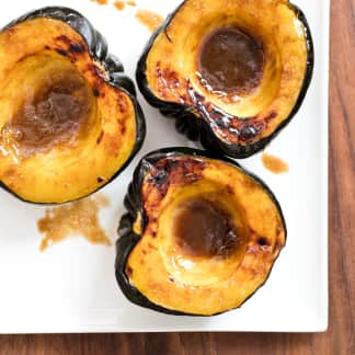 Acorn Squash with Brown Sugar