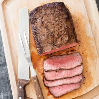 Top Loin Roast with Garlic-Herb Butter