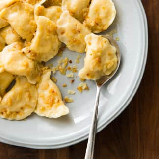 Potato-Cheddar Pierogi