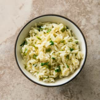 Cilantro Rice Pilaf with Jalapeño