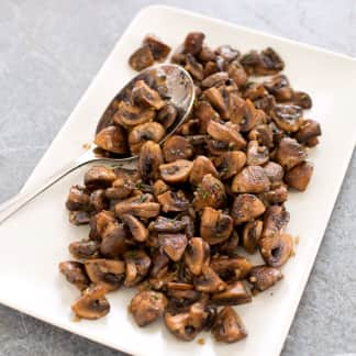 Sauteed Mushrooms with Shallots and Thyme