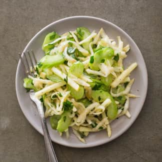 Celery Root, Celery, and Apple Slaw