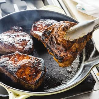 Cast Iron Cowboy Steaks