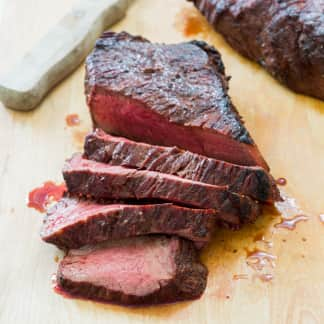 Gas-Grilled Strip or Rib Steaks