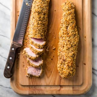 Crumb-Crusted Pork Tenderloin