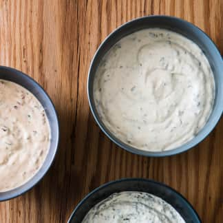 Caesar Dip with Parmesan and Anchovies