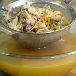 Slow-Cooker Chicken Stock