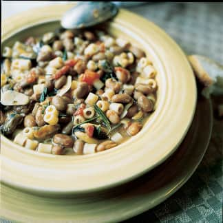 Penne and Chickpea Soup