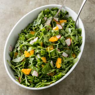 Orange and Radish Salad with Arugula