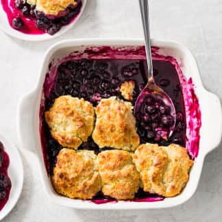 Summer Blueberry Cobbler