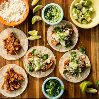 Sous Vide Shredded Chicken Tacos