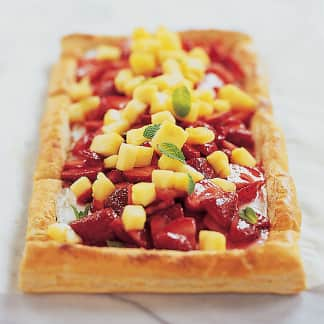 Strawberry-Pineapple Tart