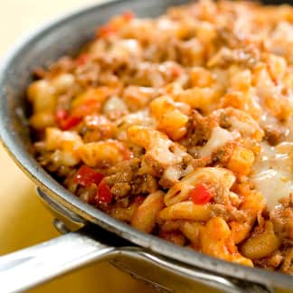 Skillet Macaroni and Beef