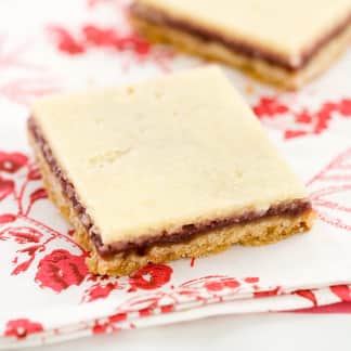 Raspberry-Almond Cheesecake Bars