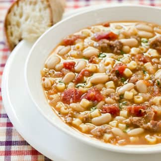 Pasta and Bean Soup