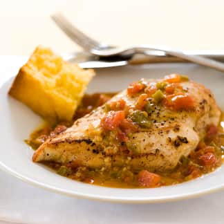 Skillet Chicken with Chile and Lime