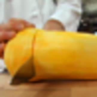 Preparing and Dicing Squash