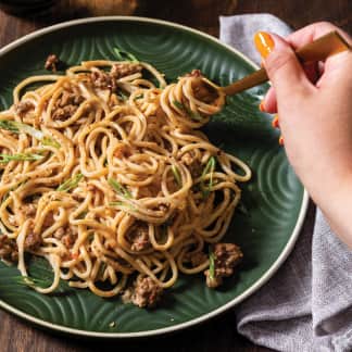 Dan Dan Mian with Plant-Based Meat