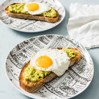 Kids Avocado Toast with Fried Eggs