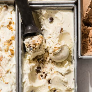 Banana-Walnut-Chocolate Chunk No-Churn Ice Cream