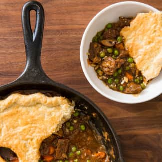 Cast Iron Beef Pot Pie