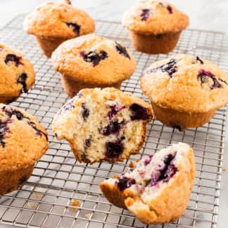 Vegan Blueberry Muffins