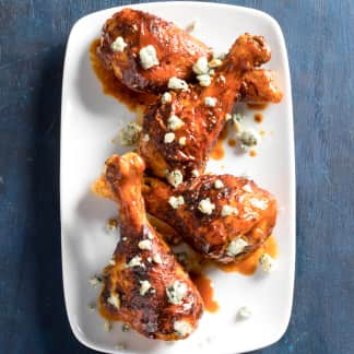 Air-Fryer Buffalo Chicken Drumsticks