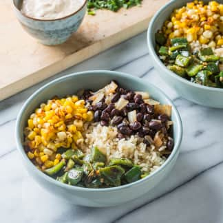 Vegan Brown Rice Burrito Bowl