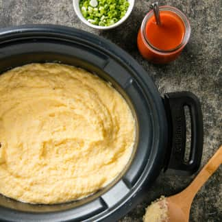 Slow-Cooker Cheesy Grits