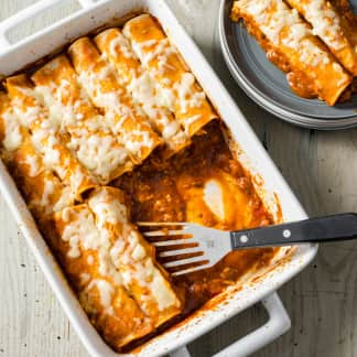 Toaster-Oven Easy Chicken Enchiladas