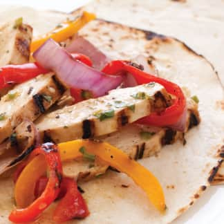 Chicken Fajitas for Charcoal Grill