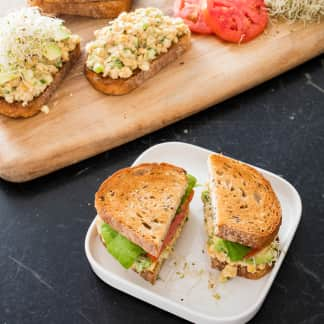 Vegan Chickpea Salad Sandwiches