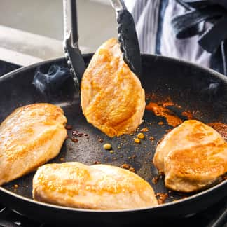 Cold-Start Pan-Seared Chicken Breasts