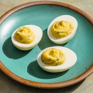 Dill-Pickled Deviled Eggs