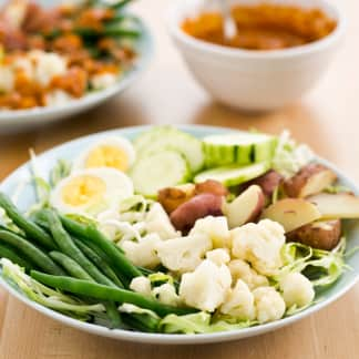 Indonesian Vegetable Salad with Peanut Sauce (Gado-Gado)